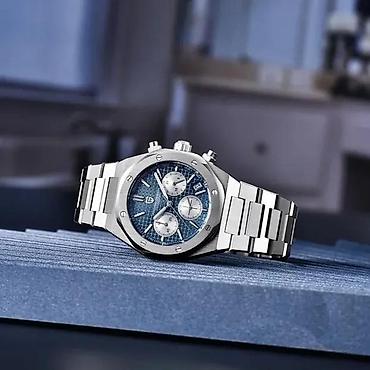 Ručni satovi: PAGANI DESIGN PD-1707 - 40mm - Plava- AP Royal Oak Homage Potpuno nov — 5