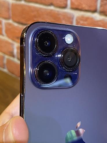 Apple iPhone: IPhone 14 Pro Max, Б/у, 256 ГБ, Deep Purple, Защитное стекло, Чехол, Кабель, 78 % — 8