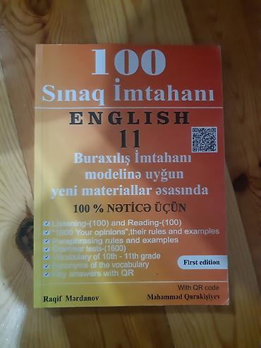 ucuz sintezator: Məhsul: 100 Sınaq İmtahanı – English 11 (First edition, QR kodlu) — 1