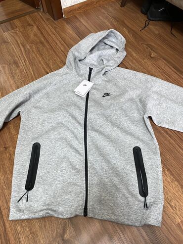 парные спортивные костюмы: Эркектердин спорттук костюму, 2XL (EU 44), Nike, Жаңы, түсү - Боз, Өзү алып кетүү, Акылуу жеткирүү