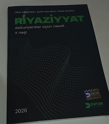 ingilis dili 9 dim: Səhv alınıb deyə satılır. Riyaziyyat – Abituriyentlər üçün vəsait (X — 1