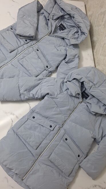 куртка stone island: Пуховик, По колено, Корея