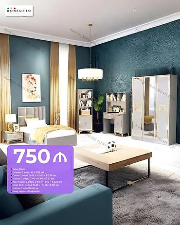 gence kravat: Yataq Dəsti – 750 ₼ Komplektə daxildir: - Çarpayı: 1 ədəd, 90 × 200 — 1