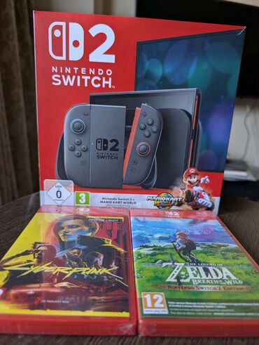 Nintendo Switch: Впервые в Кыргызстане. Уже в Бишкеке. Стань первым обладателем самой