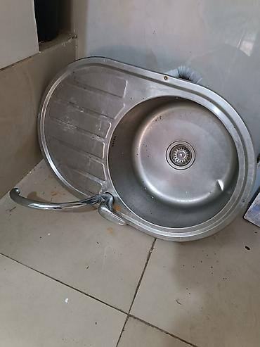 Paslanmayan poladdan mətbəx lavabosu və qarışdırıcı kran - Material lalafo.az -da Paslanmayan poladdan mətbəx lavabosu və qarışdırıcı kran - Material