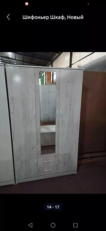 Шифоньеры, шкафы для одежды: Шифоньер, шкаф для одежды, Новый, Прямой, ЛДСП — 12