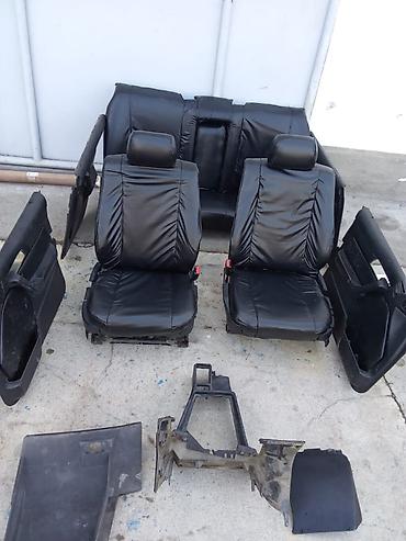 Двери и комплектующие: Кожаные сидение и карты и торпеда от бмв е 34 салон е 34 черное — 2