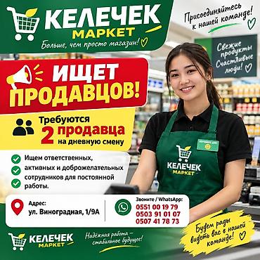 мерчендайзер вакансии: Требуется Продавец-консультант в Продуктовый магазин, График: Сменный график, Официальное трудоустройство, Полный рабочий день — 1