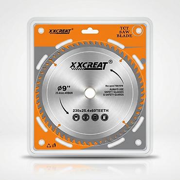 XXCREAT TCT mişar diski - Ölçü: 9" (230 mm) - Mərkəz dəliyi (arbor)