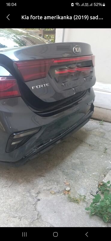 Sbor motorlar və silindr başlıqları: Zaslonka Kia KİA FORTE 2021 il, Ünvandan götürmə