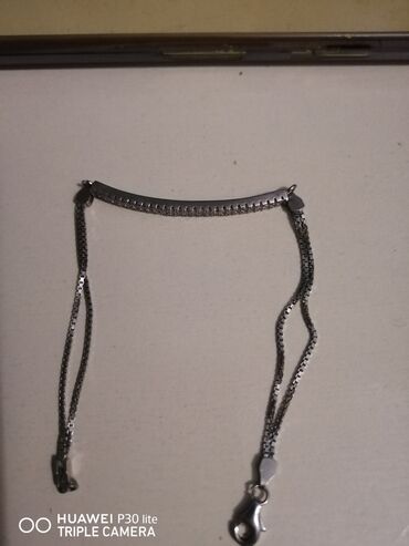 Bijuteriya dəstləri: Qizil suyuna salınmış gümüş qolbag — 7