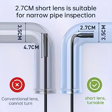 endoskopi kamera: 4.3 Düym IPS LCD Ekranlı Sənaye Endoskopu, 8mm Tək Linzalı IP67 Su — 9
