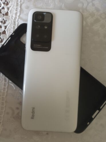 bu telefonu almaq: Xiaomi Redmi 10, 128 ГБ, цвет - Белый, 
 Сенсорный, Отпечаток пальца, Две SIM карты