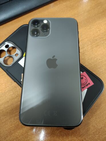 чехол для iphone 5: IPhone 11 Pro, Б/у, 128 ГБ, Space Gray, Наушники, Защитное стекло, Чехол, 79 %