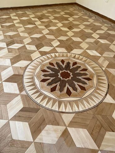 Döşəmə işləri: Parket döşəmə cilalama və laklama xidməti - Taxta döşəmələrin — 5