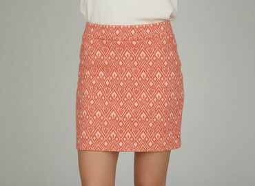czerwone spódnice eko skóra: Women`s skirt, size XS (EU 34)