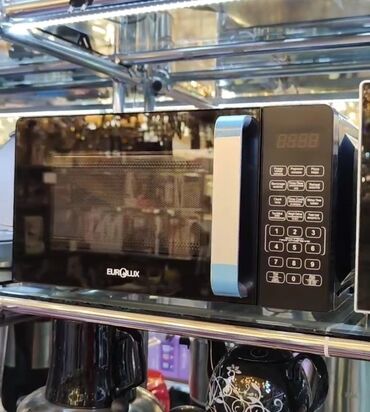 Duxovkalar: Mikrodalğalı soba Eurolux, Ayrıca dayanan, Mikrodalğalar ilə, rəng - Qara, Yeni