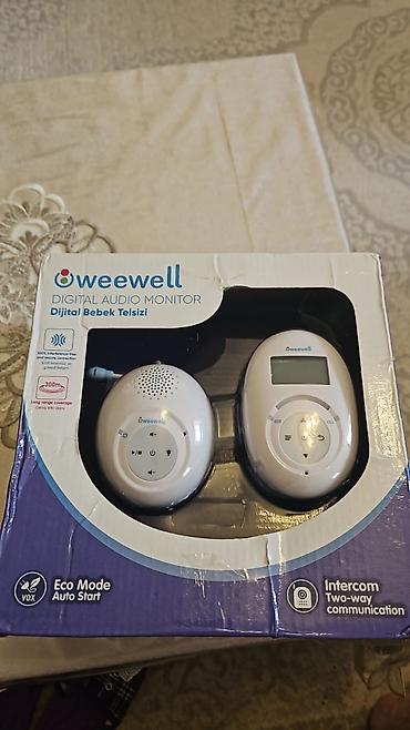 Uşaq ratsiyaları: Weewell Digital Audio Monitor – Rəqəmsal bebek telsizi Xüsusiyyətlər — 1