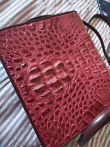 Çantalar: RIVER brendi çiyin çantası – Genuine Crocodilian Skin - Material — 2