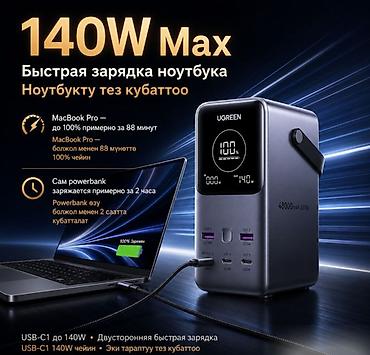 power bunk: ⚡ POWERBANK UGREEN PB770 NEXODE PRO 48000MAH 300W ⚡ 🔥 Мощнейший — 2
