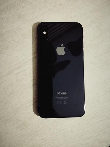 IPhone X, Б/у, 256 ГБ, Черный, Зарядное устройство, Чехол, 100 %
