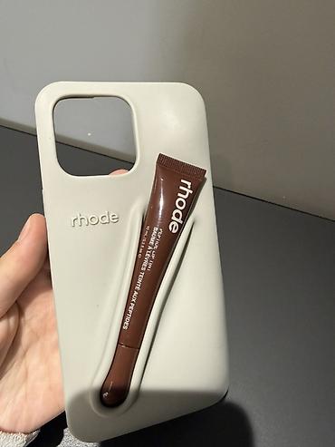 ucuz parca: Rhode dodaq balzamı tutacağı olan telefon qabı Original🆘 İphone — 7