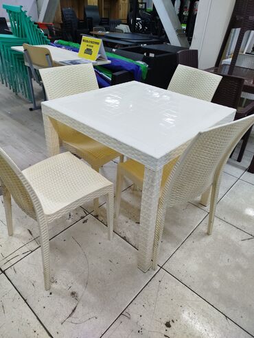 столы и стуля: Садовый стол Пластик, Самовывоз