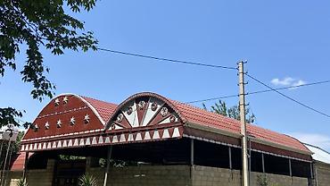 həyət gulu: Metal konstruksiyalı iri ölçülü açıq məkan üçün örtük/pavilyon - — 1