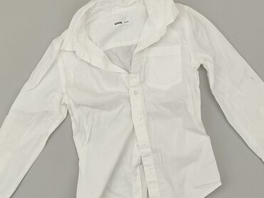 koszula hawajska chłopięca: Shirt 5-6 years, condition - Good, pattern - Monochromatic, color - White