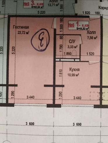 скрябина 45: 1 комната, 45 м², Ботанический сад 106 серия улучшенная, 2 этаж, ПСО (под самоотделку) — 7