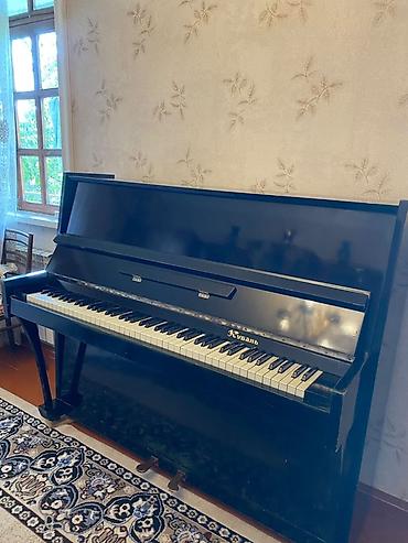 pian: Upright pianino – “Kuban” markası, klassik qara cilalı korpus — 3