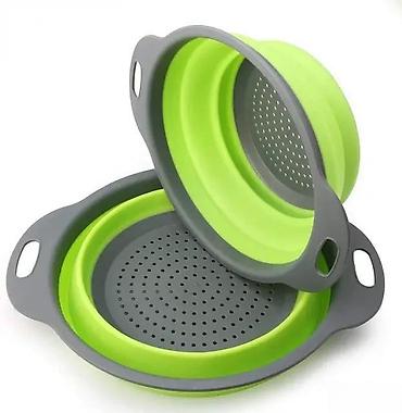 tupperware majstor za njoke: Kuhinjske silikonske sklopive cediljke 2/1 JM-611 NOVO. OPIS — 3