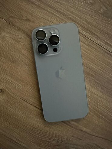 айфон 100: IPhone 15 Pro, Жаңы, 256 ГБ, Natural Titanium, Куту, 100 %