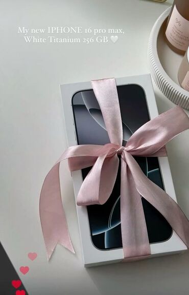 apple 8 pulus: IPhone 16 Pro Max, 256 GB, Desert Titanium, Sənədlərlə