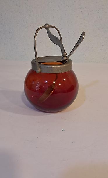 молдинг стекла: Сахарница из красного стекла СССР 1960х — 1