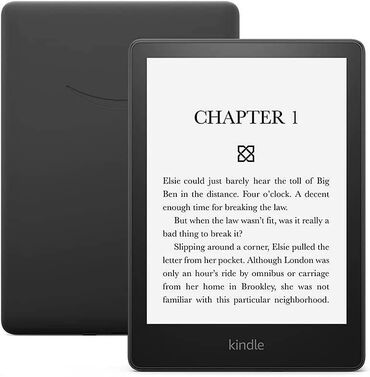 amazon kindle baku: Amazon Kindle Papwerwhite 2021 (11-ci Gen) Qara rəng 16 GB Yaddaş