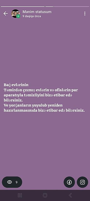 Təmizlik | Evlər | Ümumi təmizlik lalafo.az -da Təmizlik | Evlər | Ümumi təmizlik