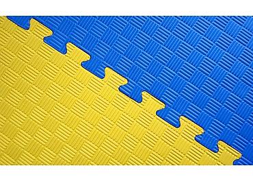 Другое для спорта и отдыха: Пазл маты татами EVA | Даянг | Желто-синий 1,5 см | Желто-чёрный 2 см — 9