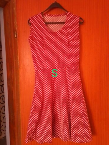 haljine svecane 2023: Massimo Dutti S (EU 36), color - Red, Without sleeves