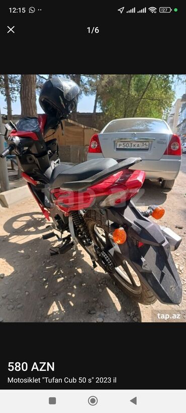 suret qutusu satilir: Tufan - Cub 50 S, 50 sm3, 2023 il