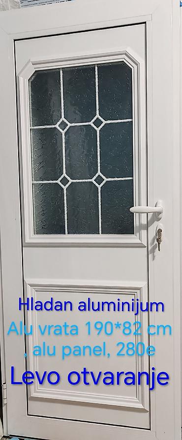 kit ket: Aluminijumska ulazna vrata – hladan aluminijum Dimenzije: 190 × 82 cm — 1