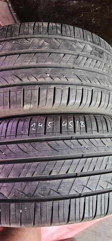шины hankook бу: Шины 245 / 45 / R 18, Лето, Б/у, Пара, Легковые, Корея, Hankook