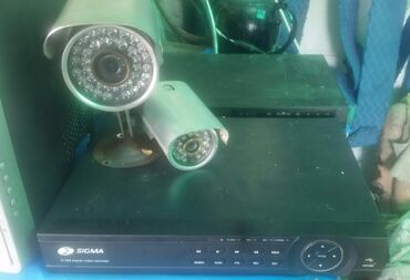 Электроника: Комплект видеонаблюдения 2 камеры монитор или телевизор бл питания