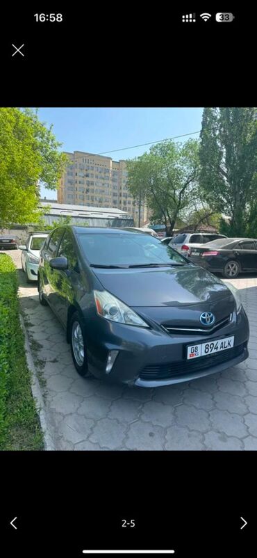 Toyota: Toyota Prius: 2012 г., 1.8 л, Автомат, Гибрид, Универсал