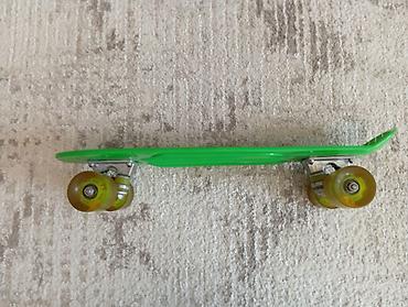 skate satisi: Yaşıl rengde skate ölçü-uzunluq-55-eni-15 9 -10 yaşlı uşaqlar — 2