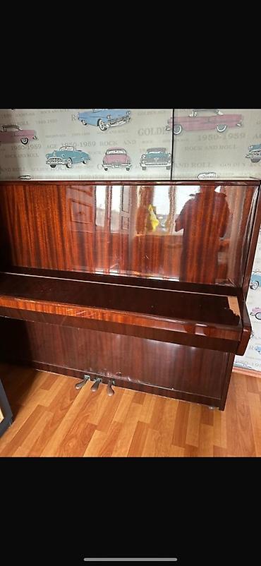 Музыкальные инструменты: Upright Piano – “Красный Октябрь” markalı - Növ: Akustik upright — 4