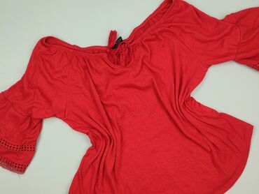 Women's blouse, Peacocks, size XL (EU 42)