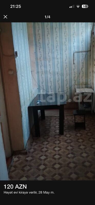 xacmazda kiraye evler 2024: Həyət evi kirayə verilir, 28 May m. — 120 AZN - Şəhər mərkəzinə yaxın