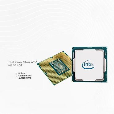 prosessor qiymetleri: Intel Xeon Silver 4310 🌟 Texniki Göstəricilər: 🔹 Model: Intel Xeon — 1