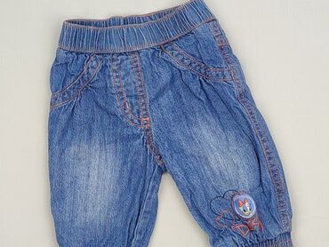 skarpety góralskie z owczej wełny: Denim pants, Disney, 3-6 months, condition - Very good